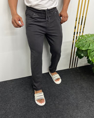 Dark Gray Premium Cotton Matty Track Pant