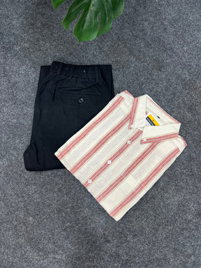 Cotton Linen Lining Shirt