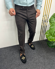 Dark Brown Flexiwaist Business Class Formal Pant