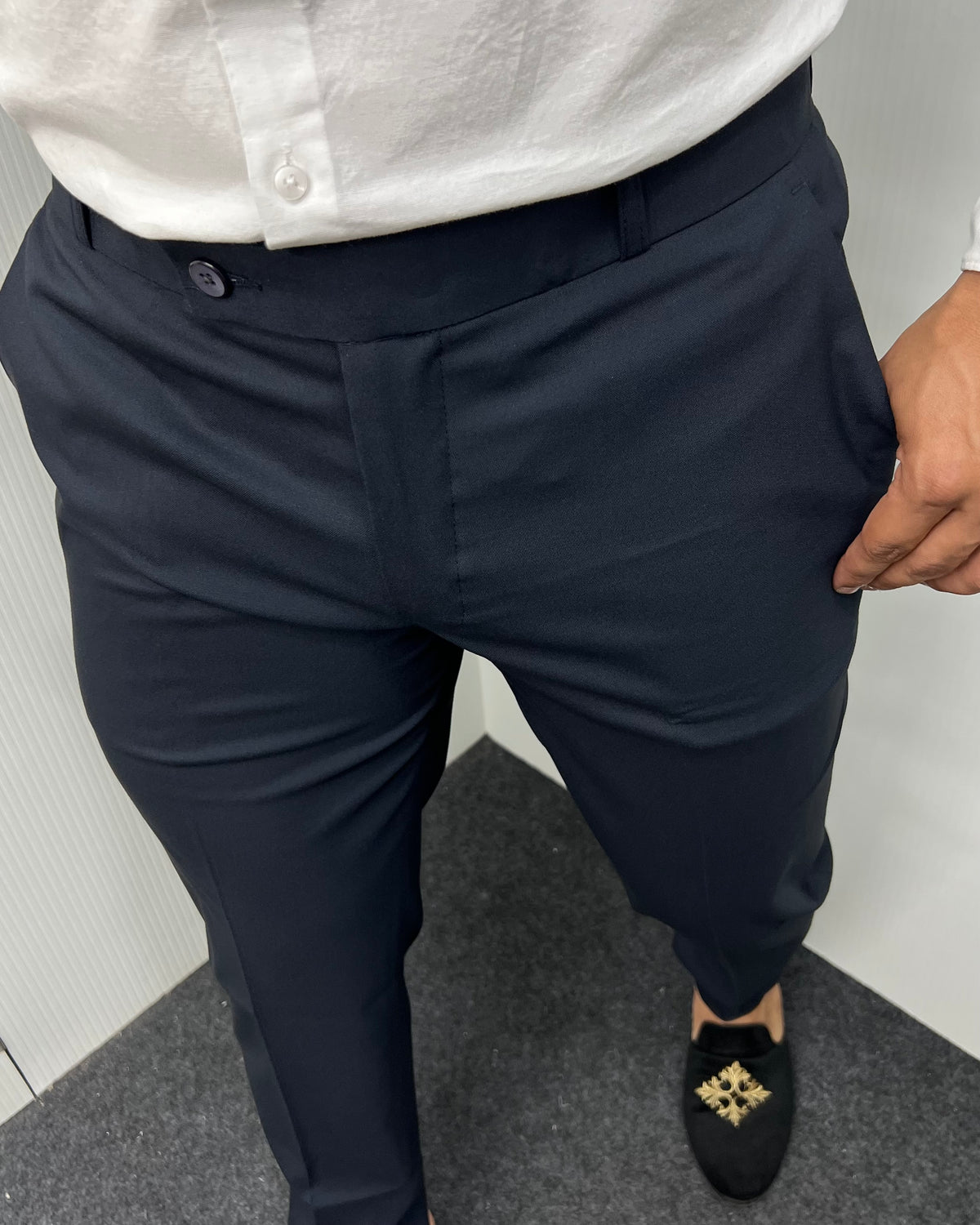 Navy Blue Business Class Formal Pant
