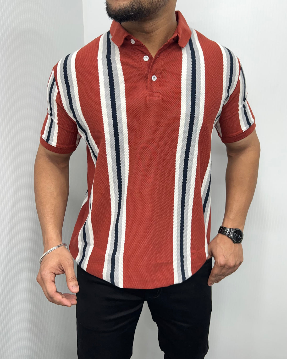 Carrot Matty Striped T-Shirt
