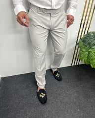 Pearl Gray Flexiwaist Business Class Formal Pant