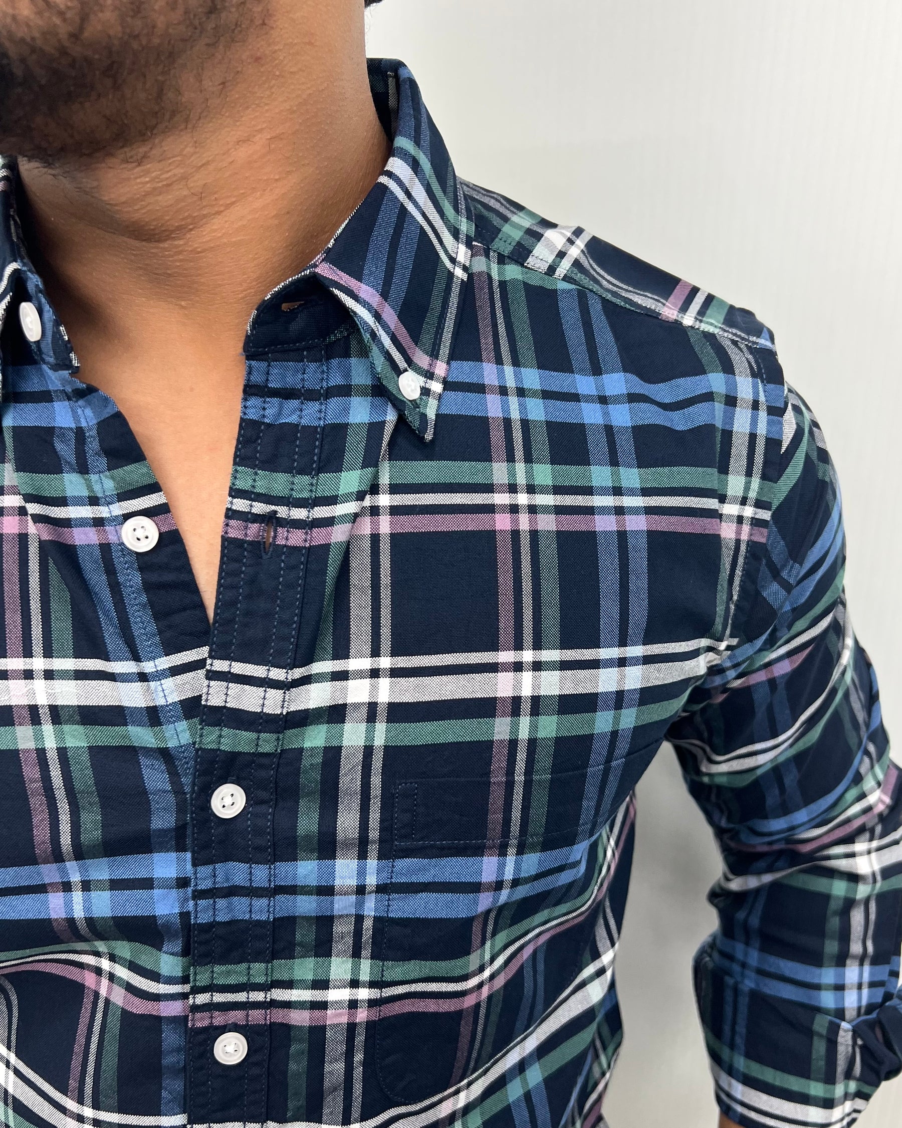 Cotton Oxford Checks Shirt