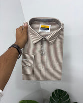 Jute Cotton Striped Shirt