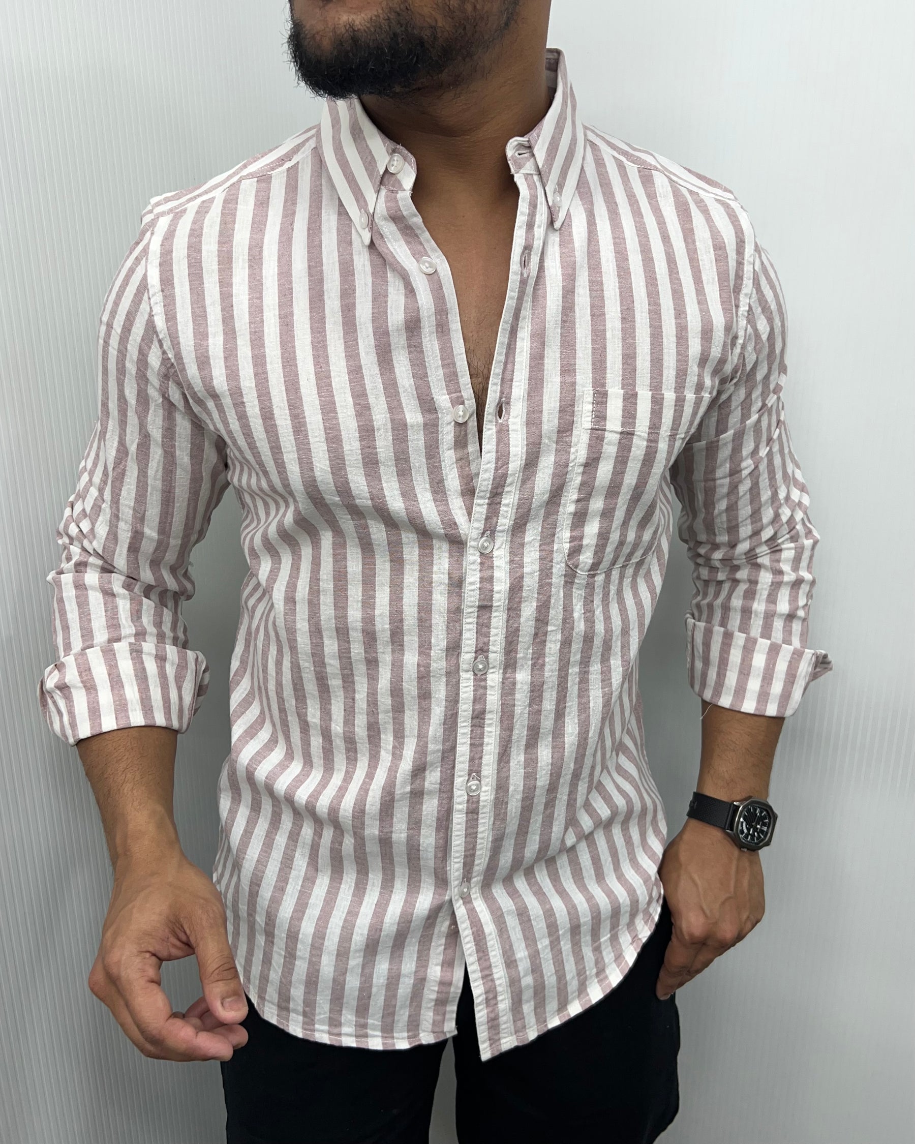 Cotton Linen Lining Shirt