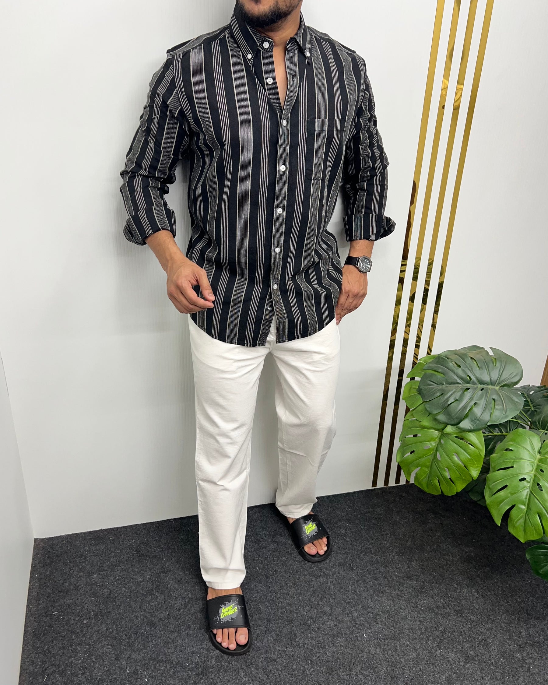Cotton Linen Lining Shirt