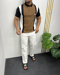 Brown Pattern T-Shirt