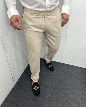 Oxford Beige Flexiwaist Business Class Formal Pant