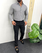 Dark Green Cotton Gingham Checks Shirt
