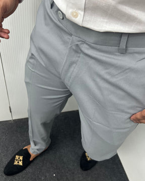 Ash Gray Flexiwaist Business Class Formal Pant