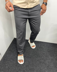 Dark Gray Imported Dobby Baggy Pant