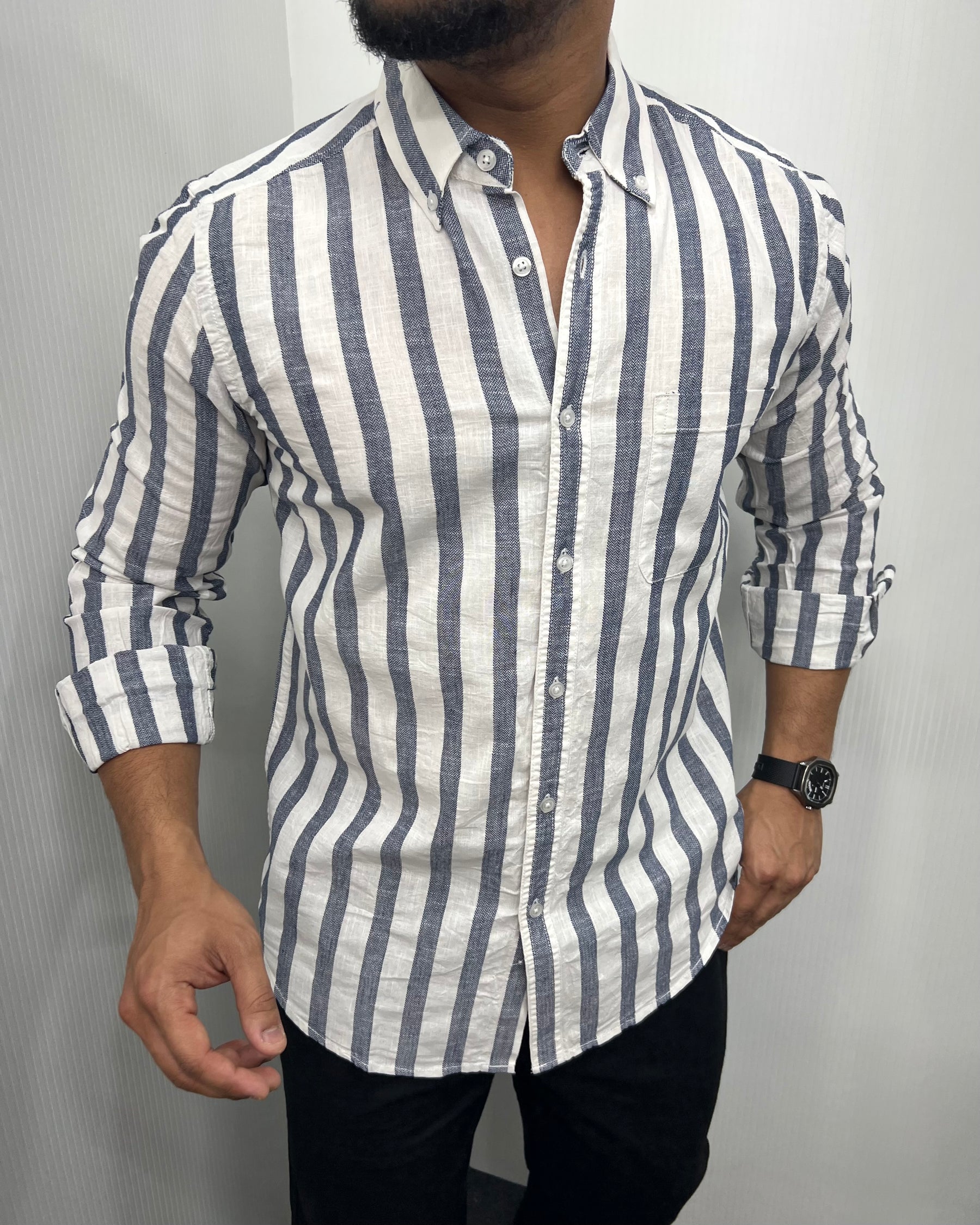 Cotton Linen Lining Shirt