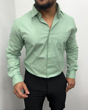 Pista Business Class Oxford Lycra Formal Shirt