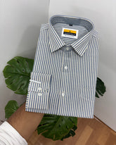 Jute Cotton Striped Shirt
