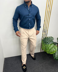 Chintamani Cotton Linen Shirt
