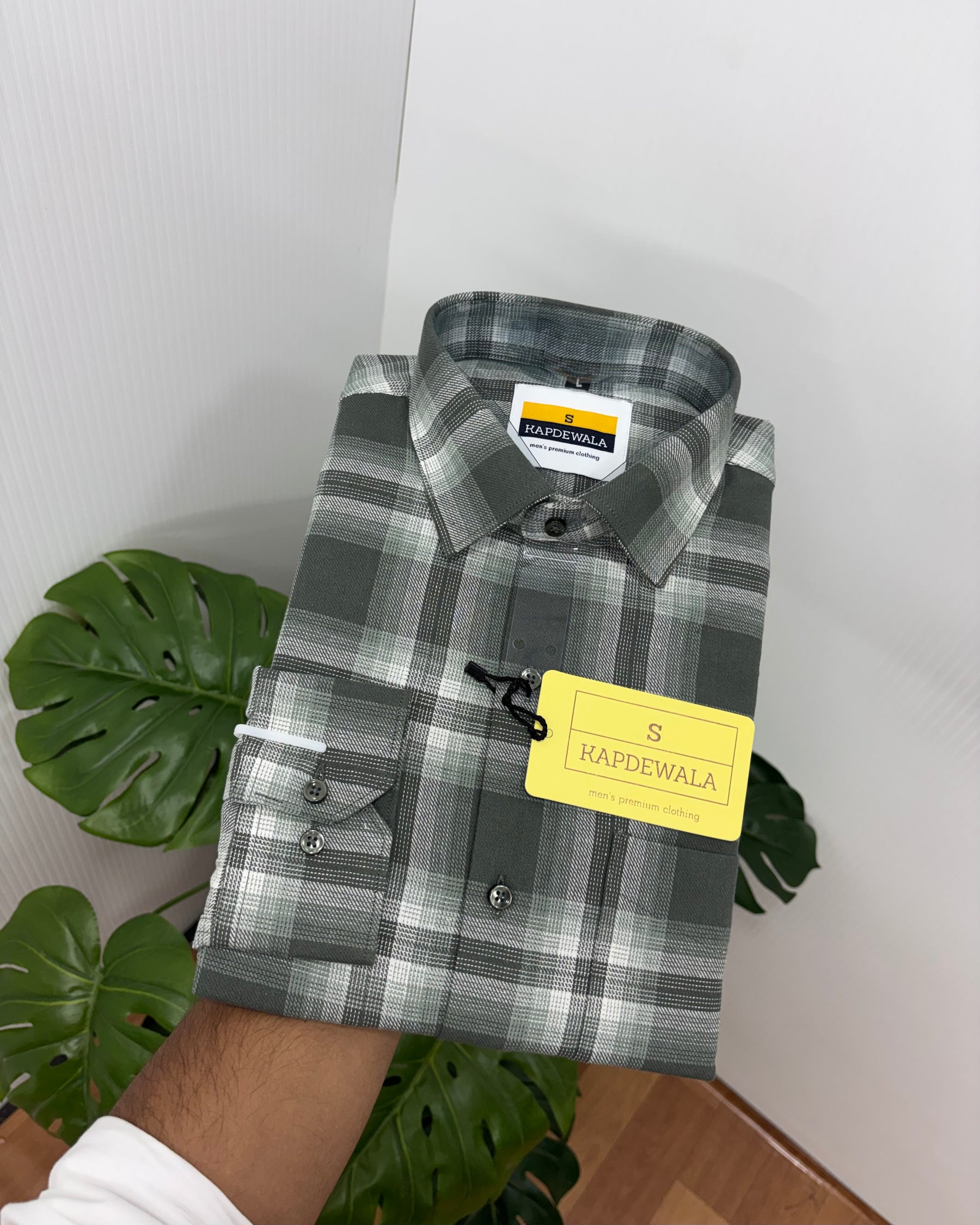 Cotton Oxford Checks Shirt