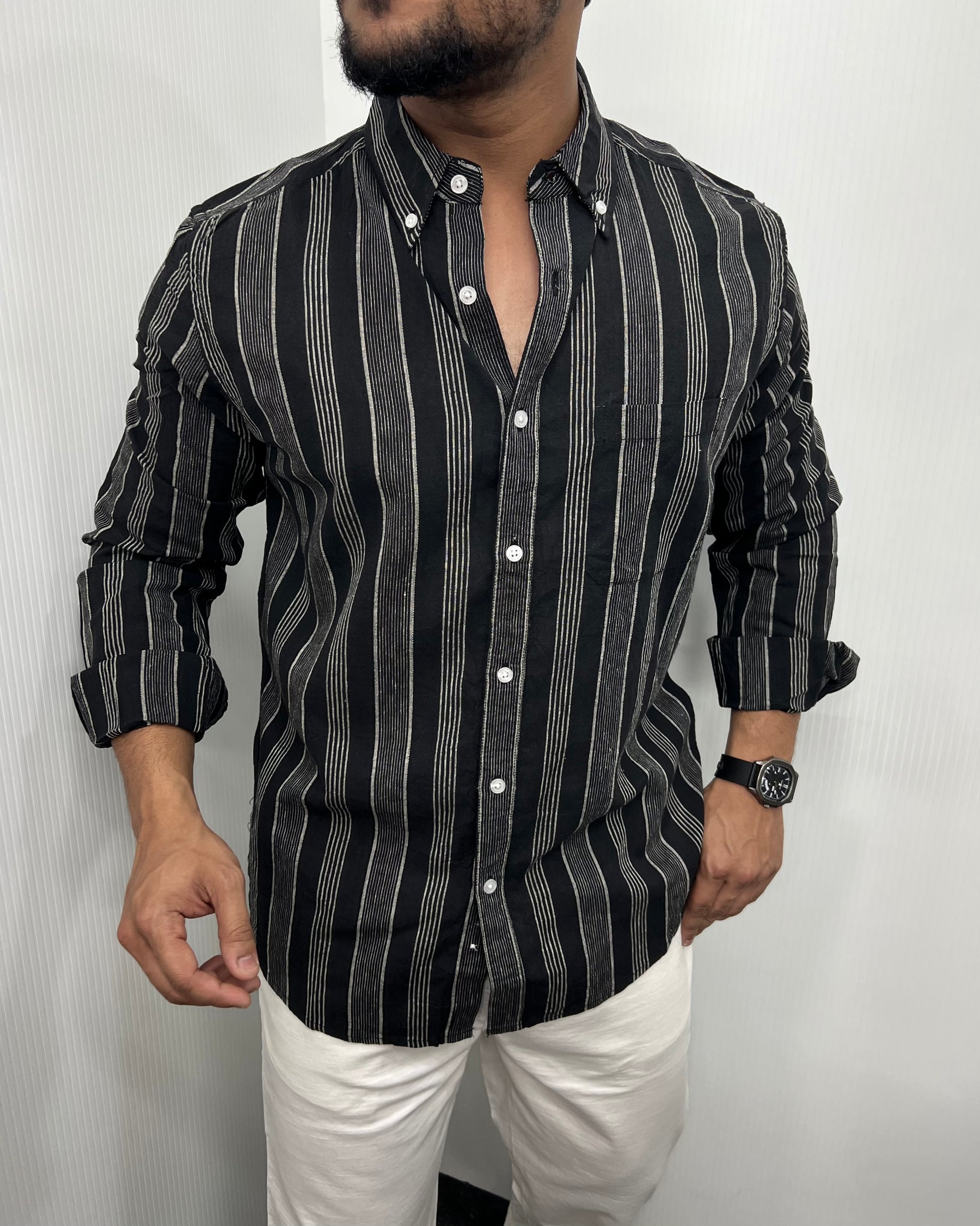 Cotton Linen Lining Shirt