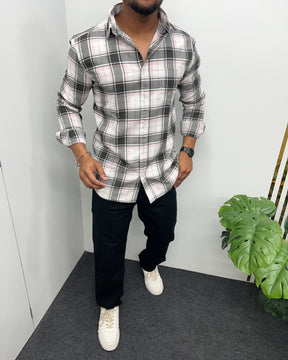 Cotton Dobby Casual Checks Shirt