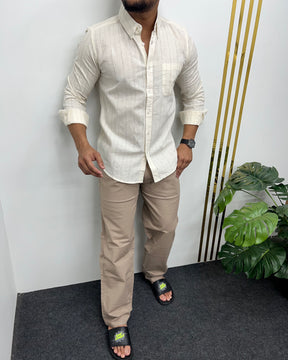 Cotton Linen Lining Shirt