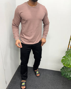 Ivory Plain Knit T-Shirt