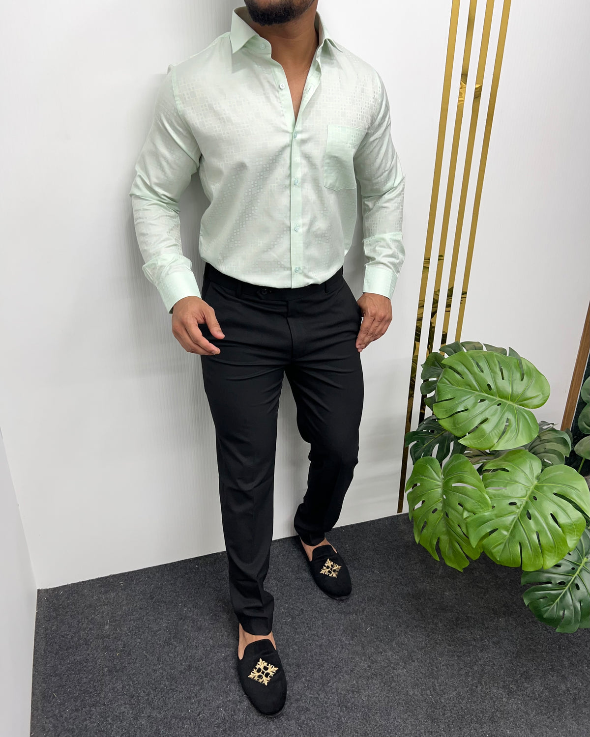 Mint Premium Giza Finish Shirt
