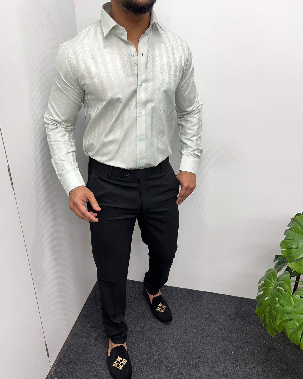 Mint Premium Giza Finish Shirt