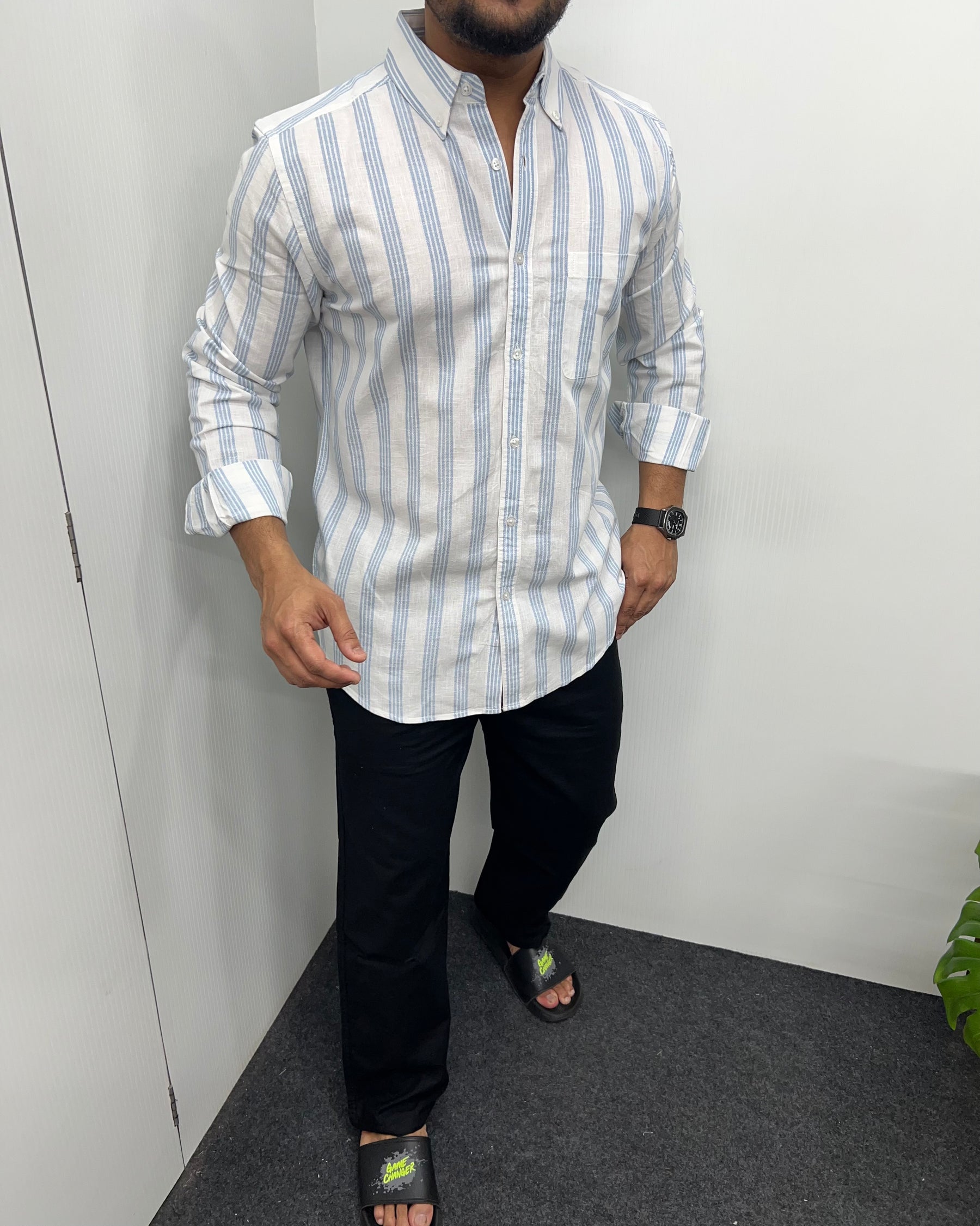 Cotton Linen Lining Shirt