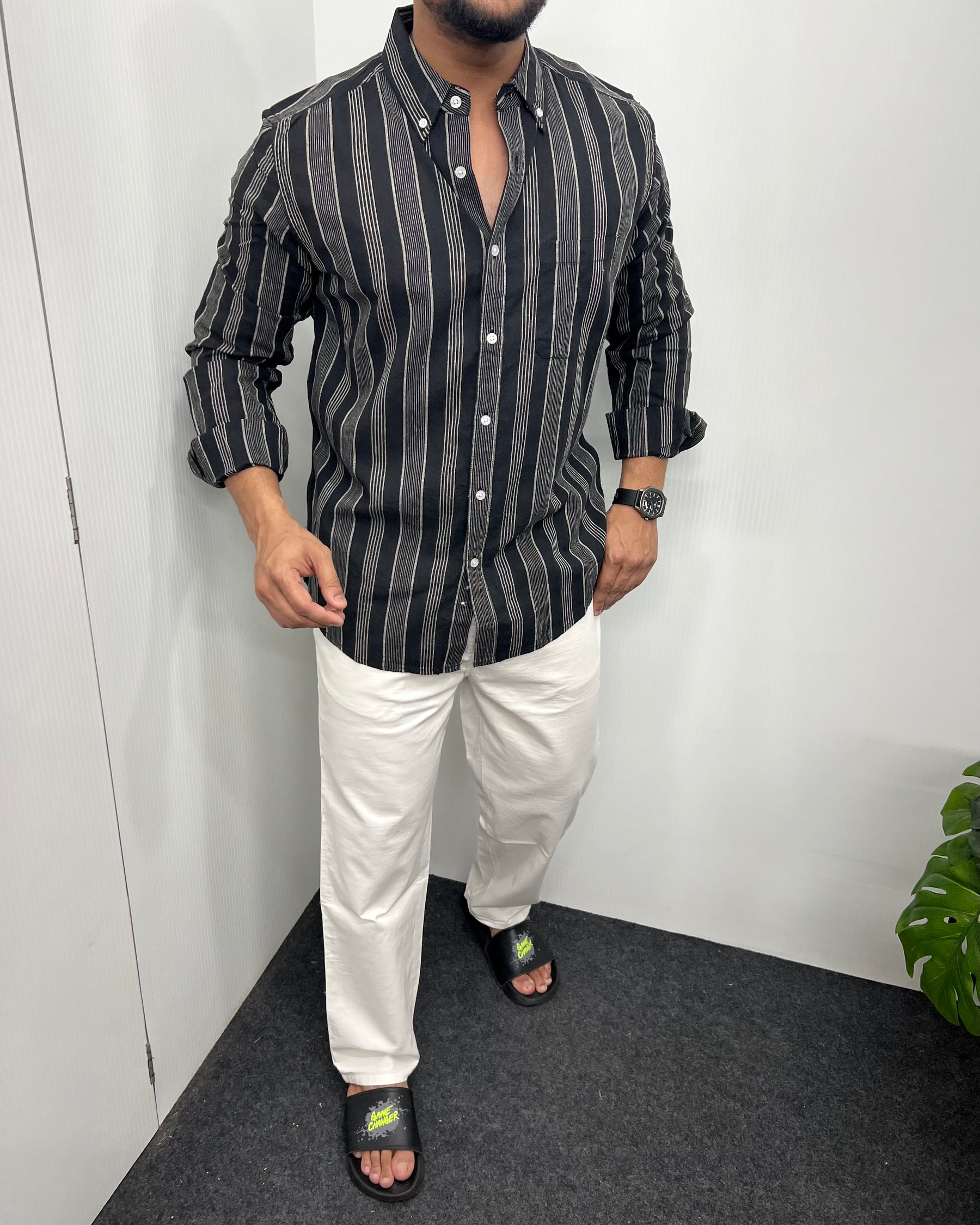 Cotton Linen Lining Shirt