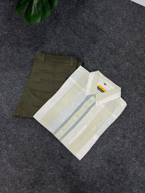 Cotton Linen Lining Shirt