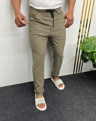 Dusty Mehandi Premium Cotton Matty Track Pant