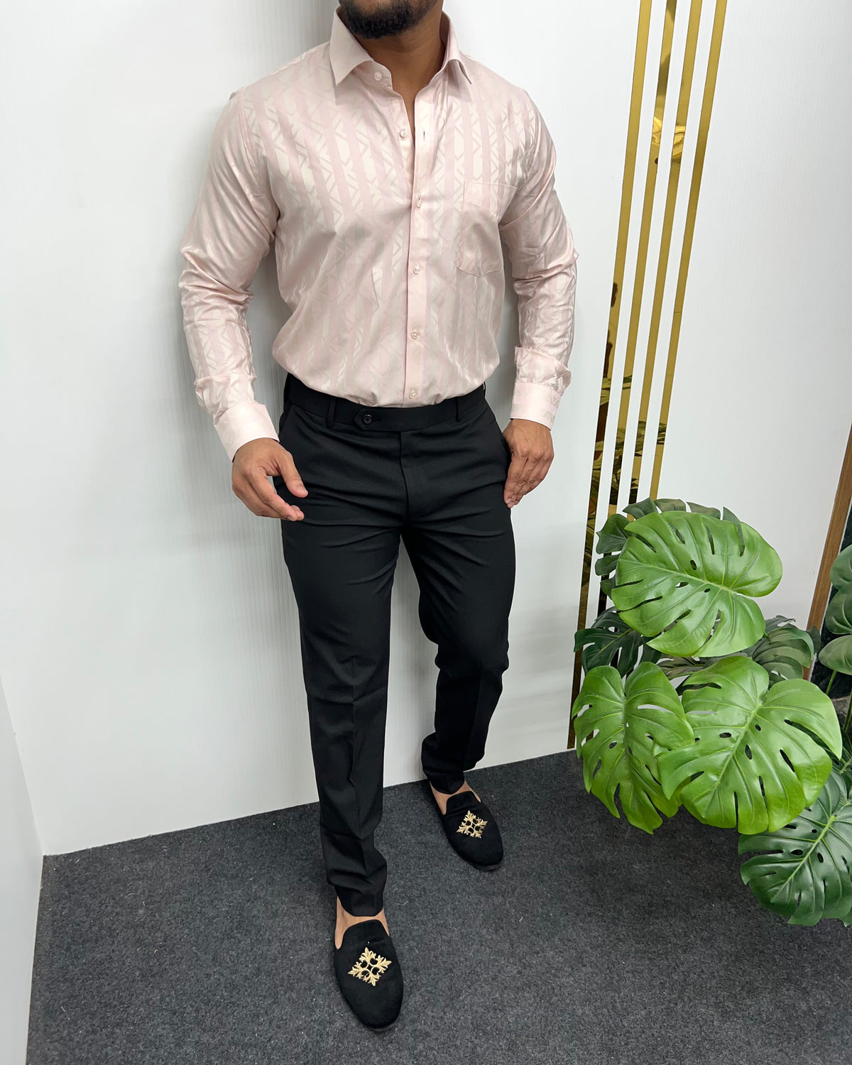 Peach Premium Giza Finish Shirt
