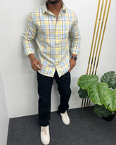 Cotton Dobby Casual Checks Shirt