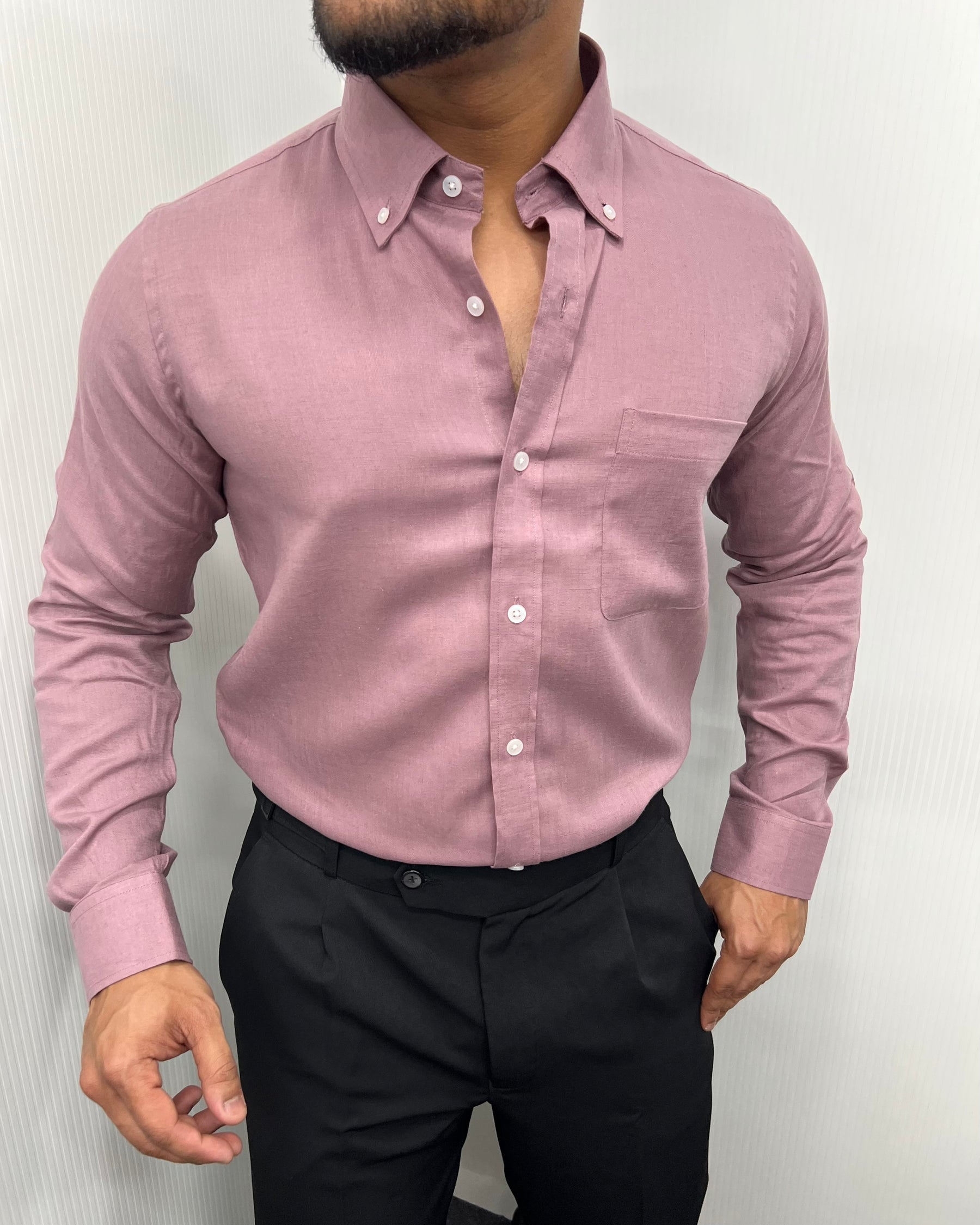 Rose Cotton Linen Shirt