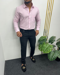 Pink Cotton Gingham Checks Shirt