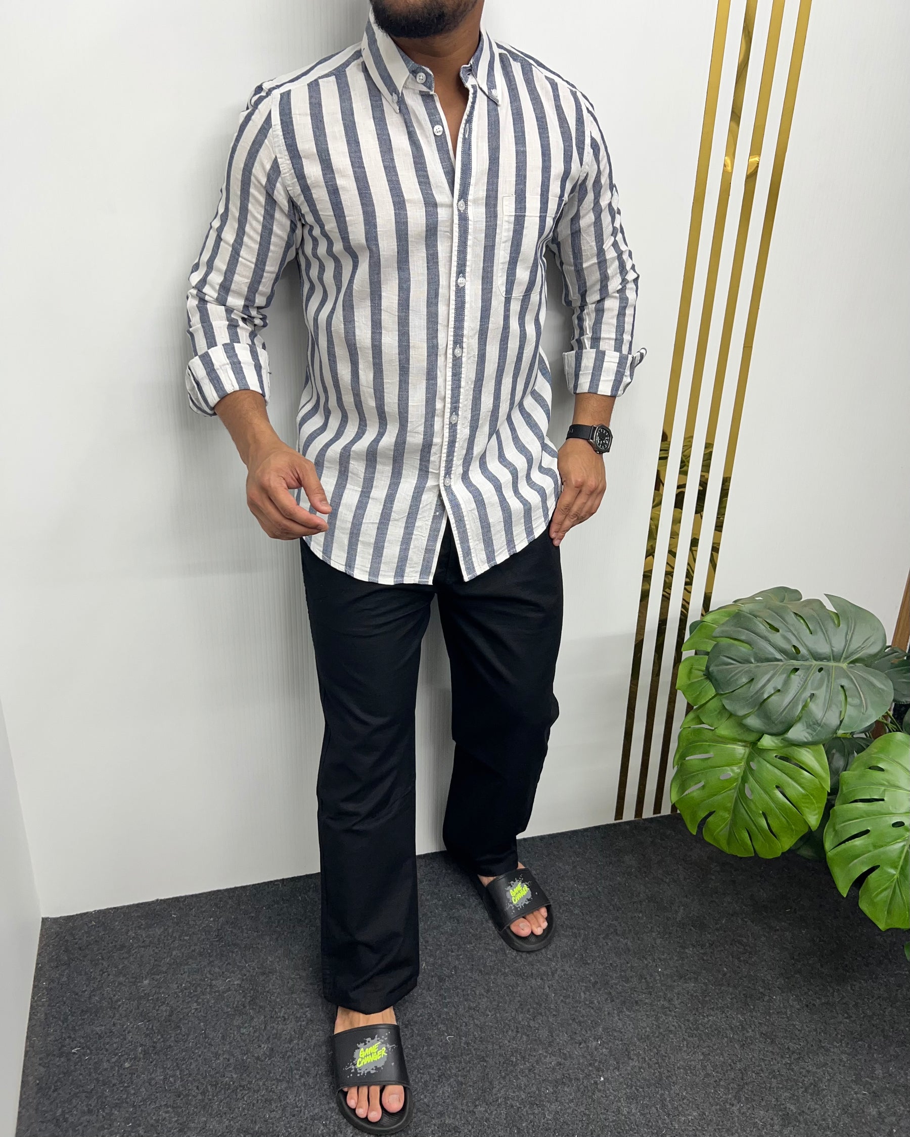 Cotton Linen Lining Shirt