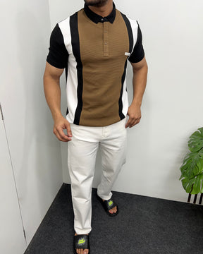 Brown Pattern T-Shirt
