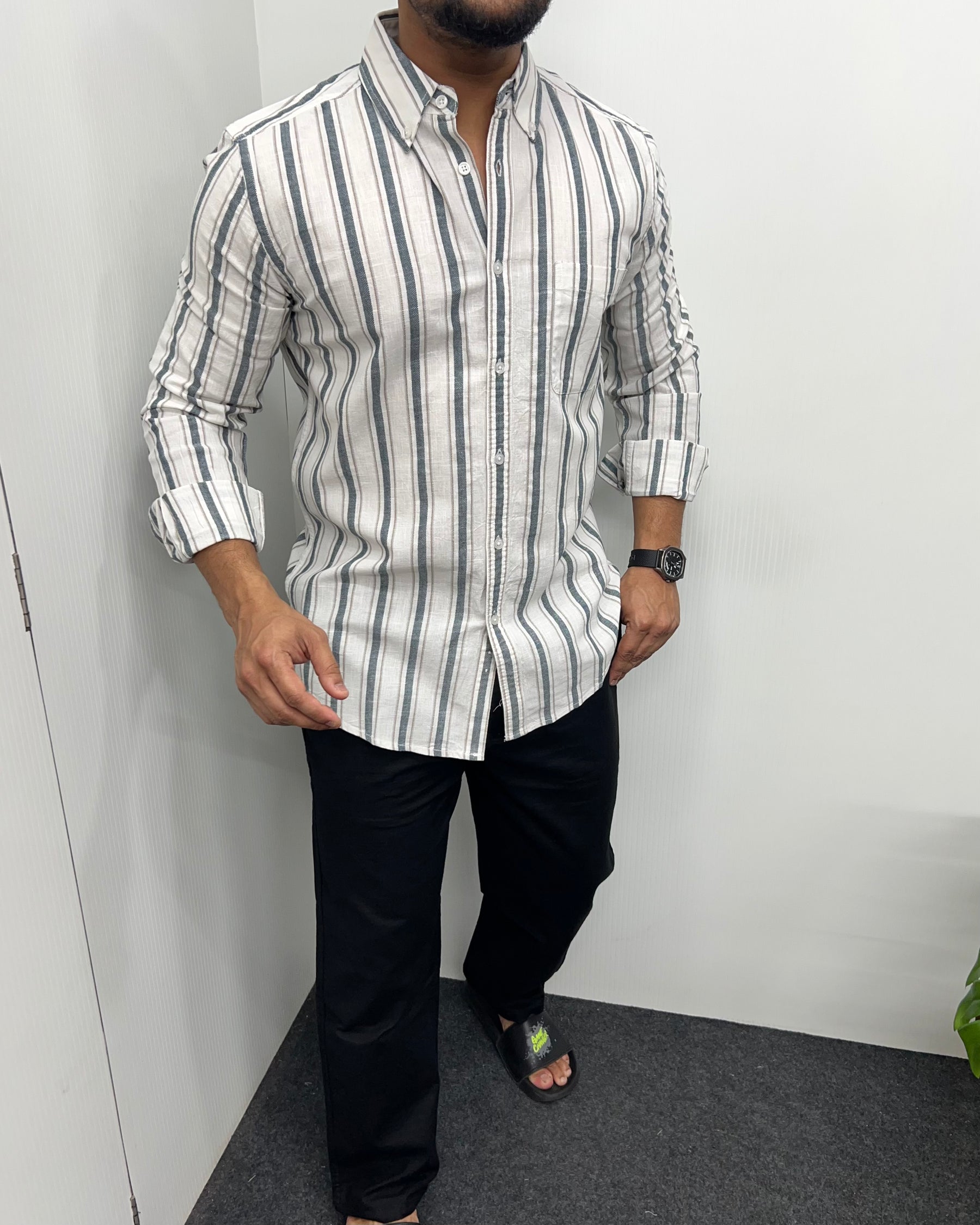 Cotton Linen Lining Shirt