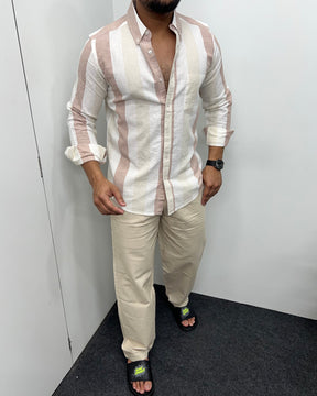 Cotton Linen Lining Shirt