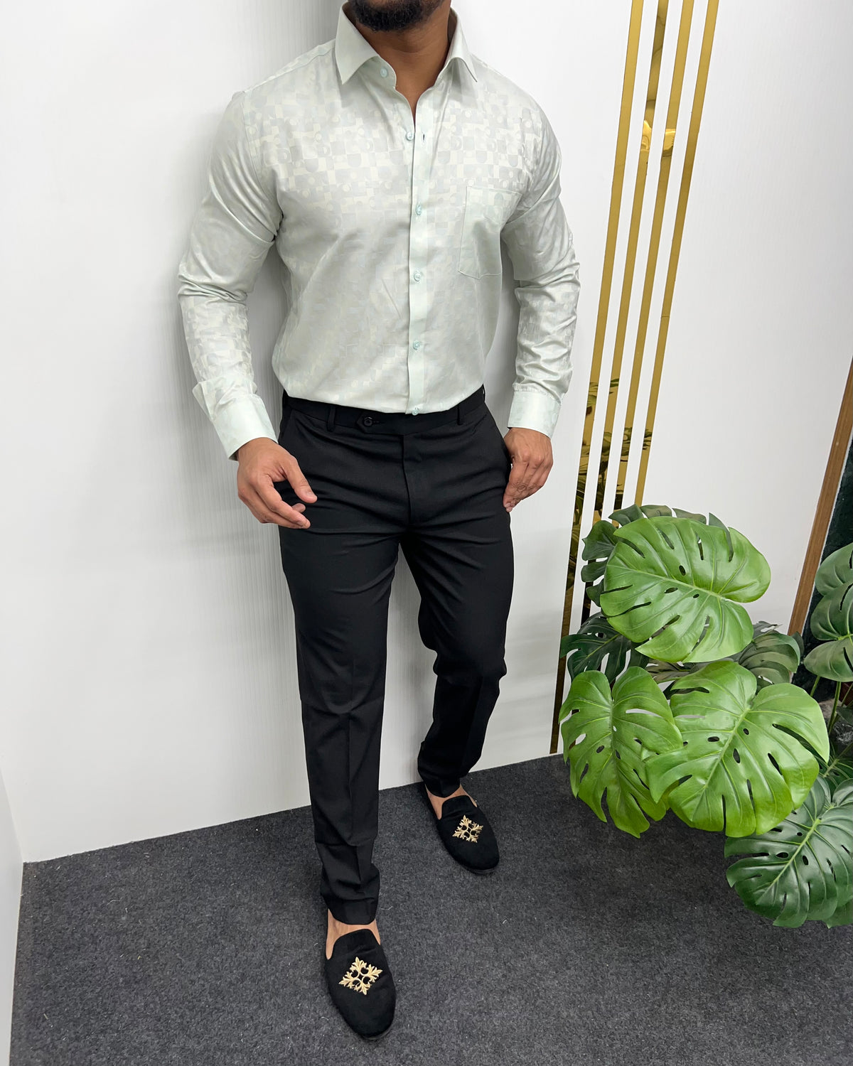 Mint Premium Giza Finish Shirt