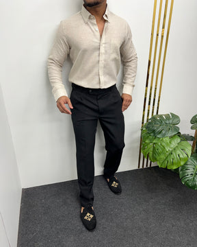 Natural Cotton Linen Shirt