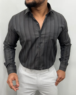 Dusty Gray Premium Giza Finish Shirt