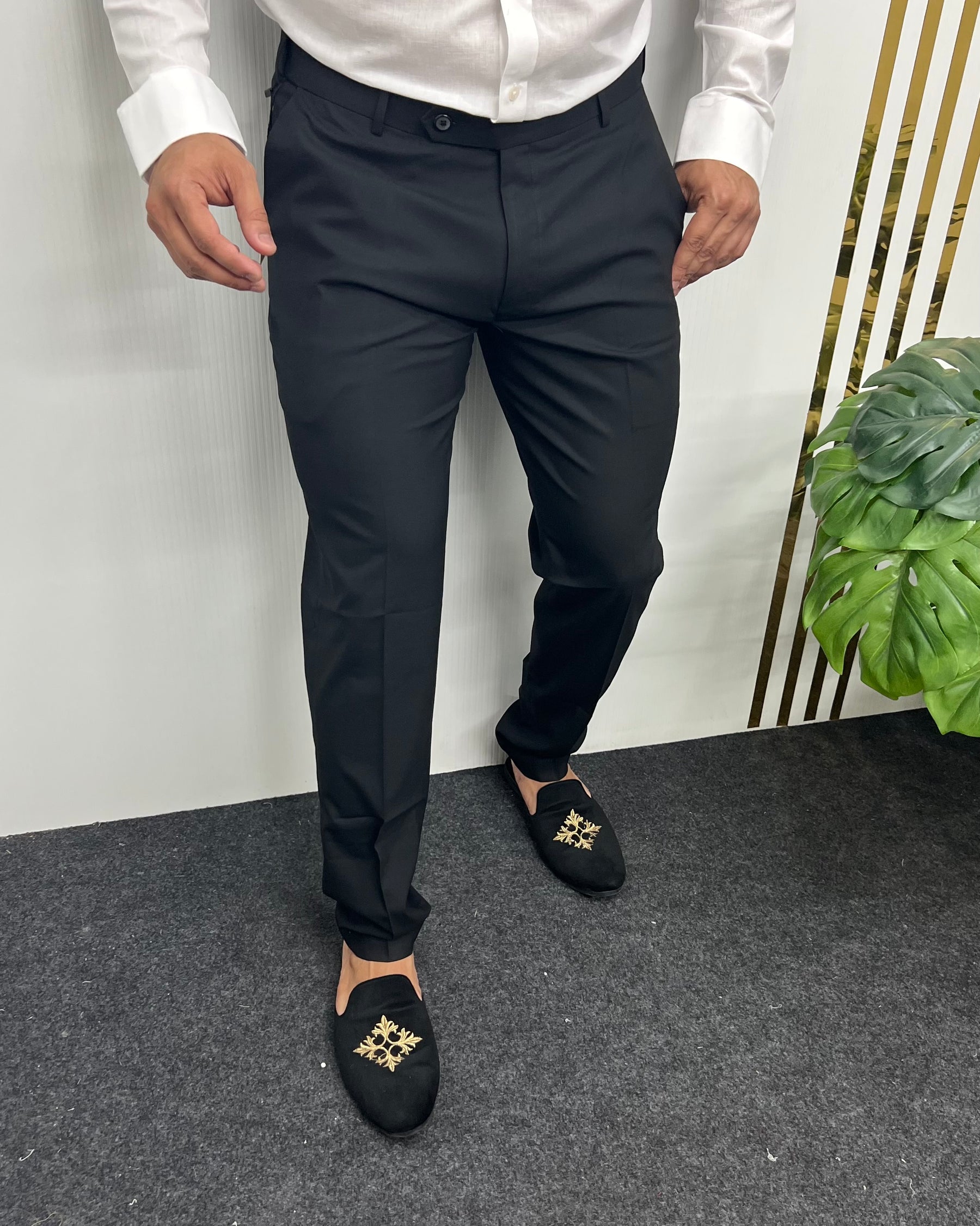 Deep Brown Flexiwaist Business Class Formal Pant