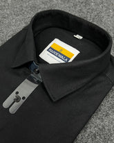 Black Business Class Oxford Lycra Formal Shirt