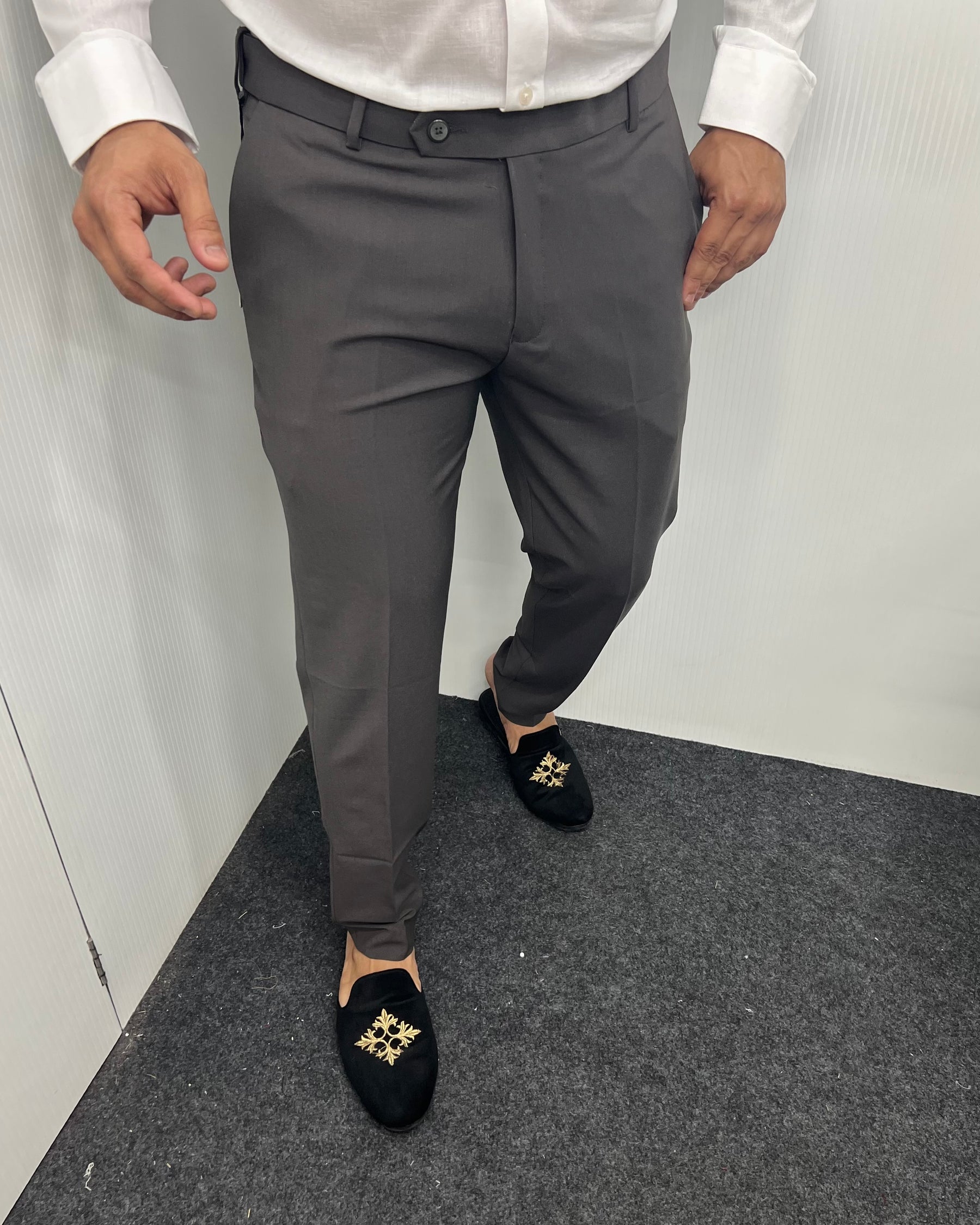 Coffee Flexiwaist Business Class Formal Pant