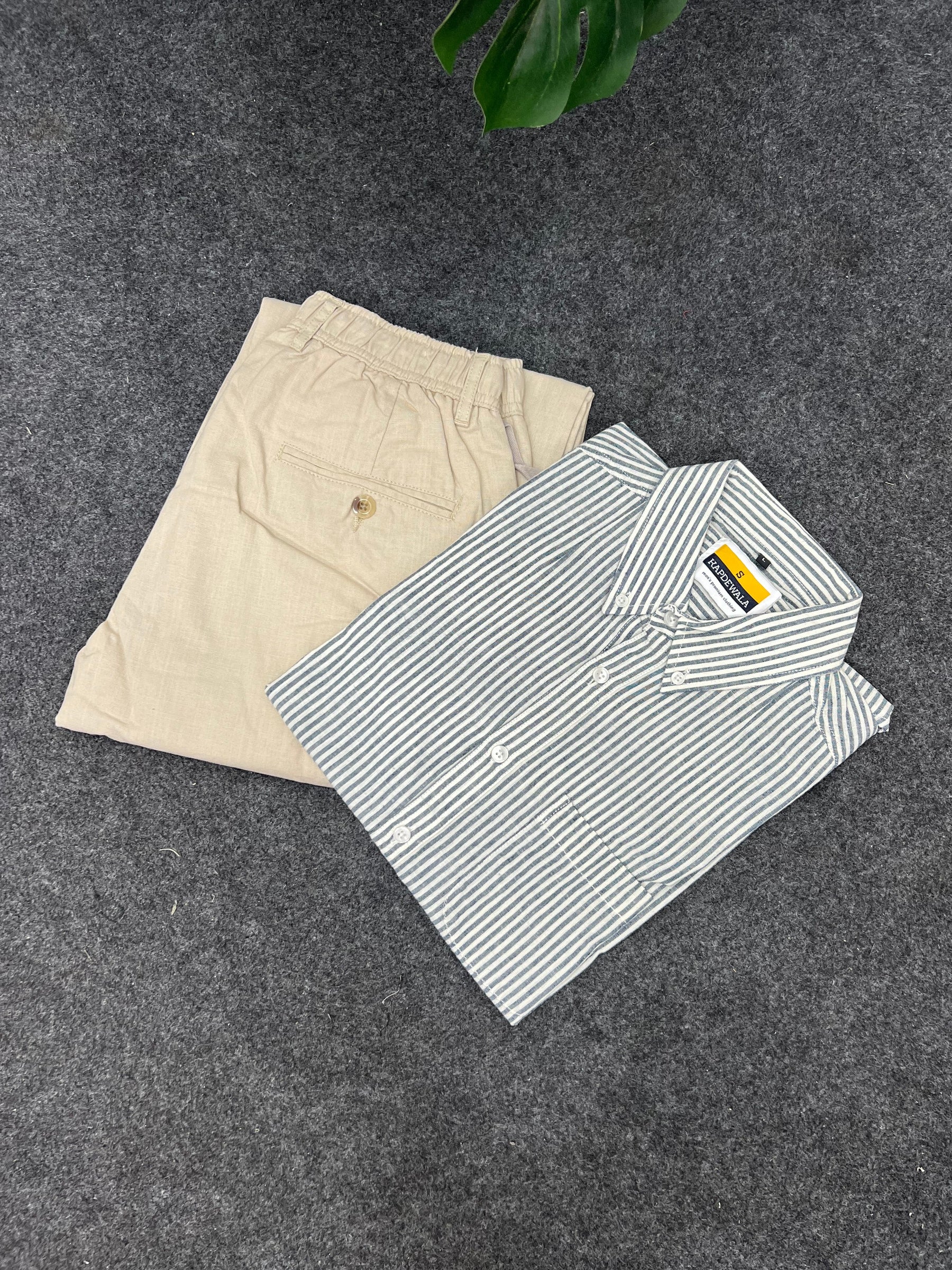 Cotton Linen Lining Shirt