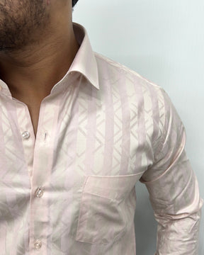 Peach Premium Giza Finish Shirt