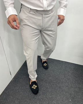 Pearl Gray Flexiwaist Business Class Formal Pant