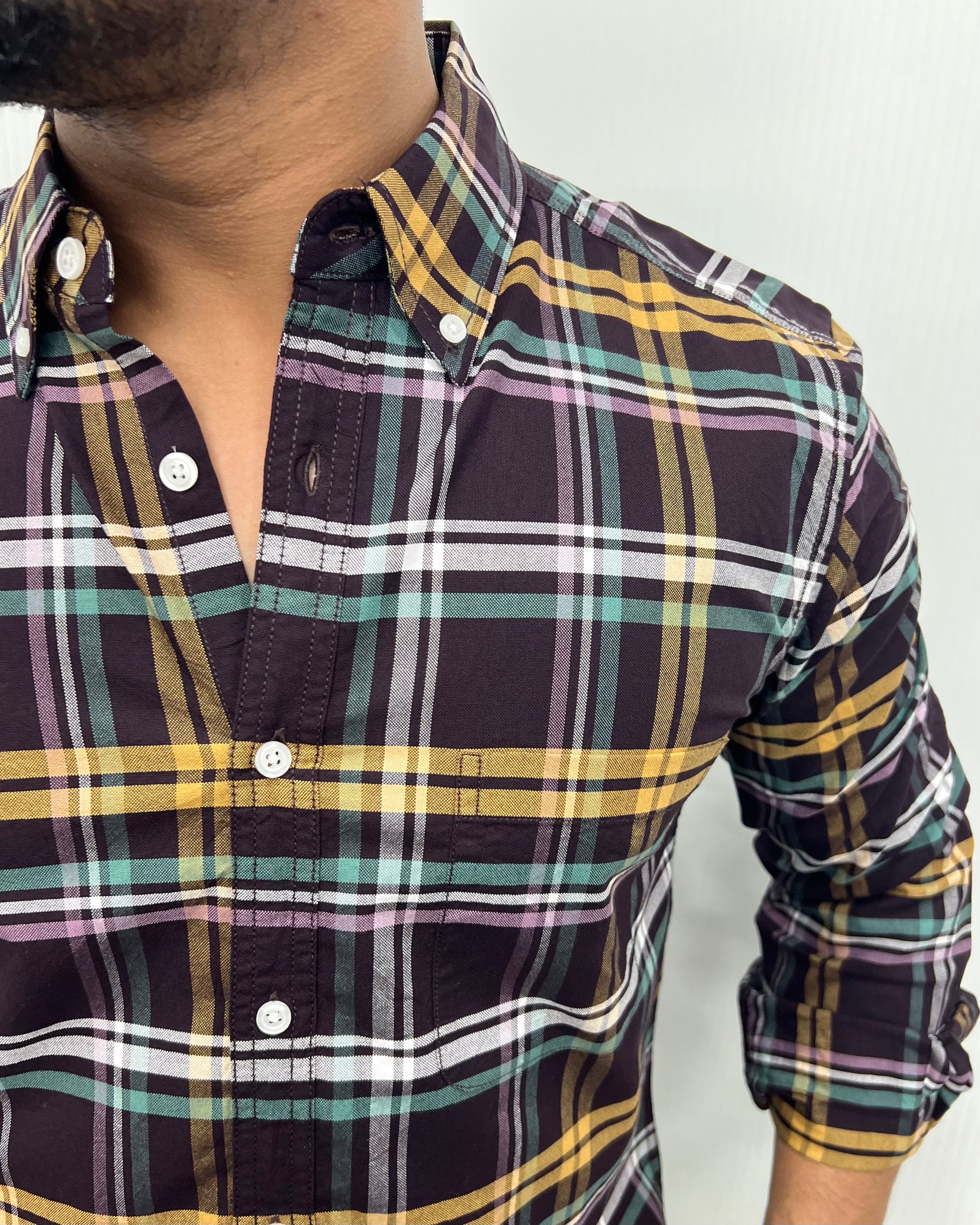 Cotton Oxford Checks Shirt
