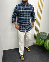 Cotton Oxford Checks Shirt