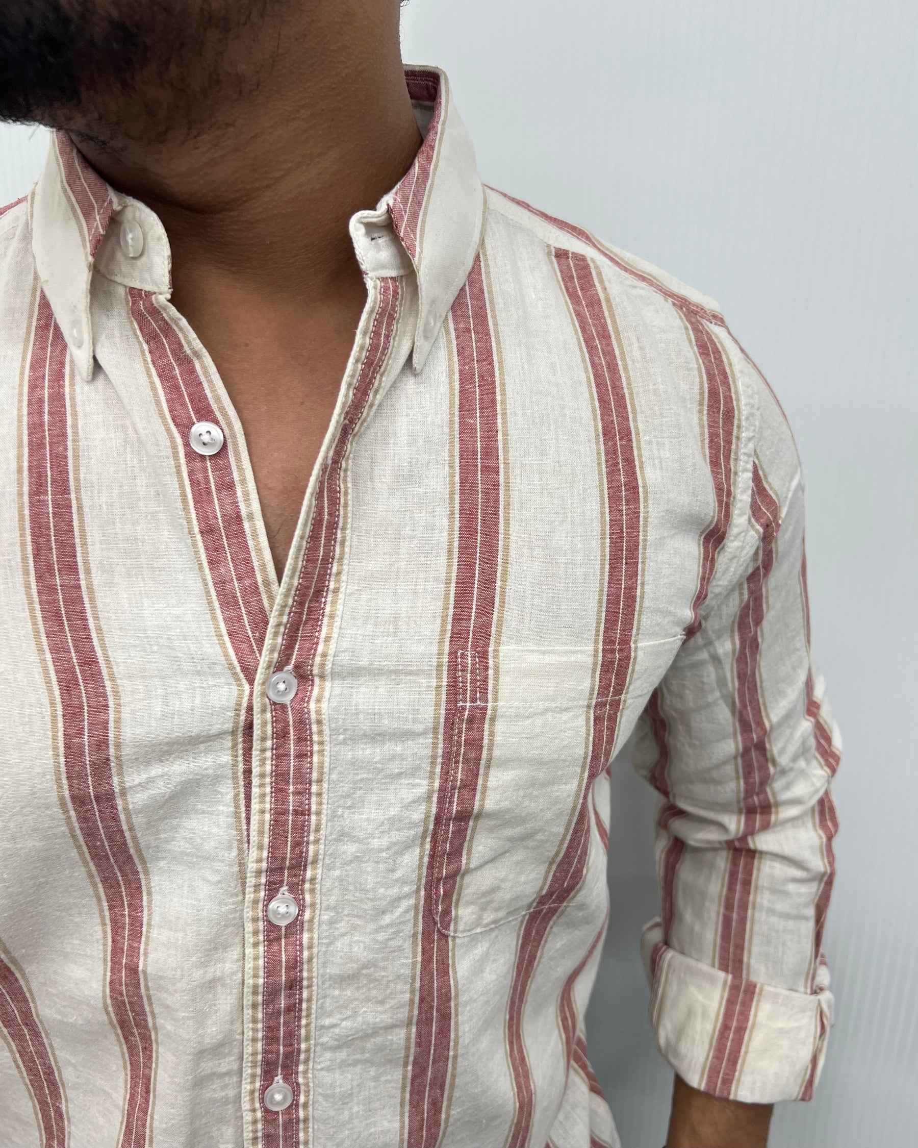 Cotton Linen Lining Shirt
